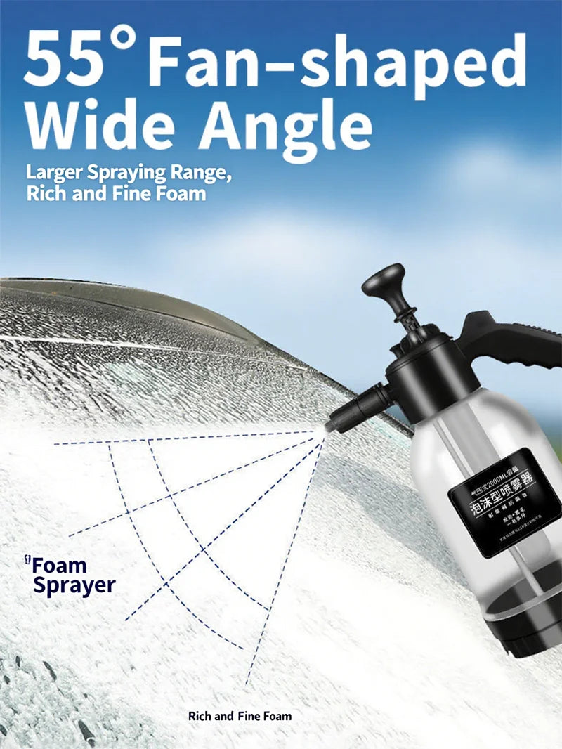 Portable 2L Car Foam Sprayer with Safety Valve
